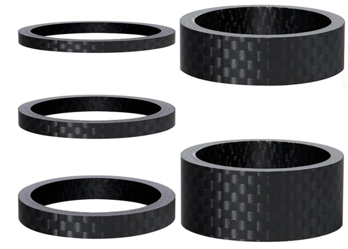 T1C Carbon Headset Spacers
