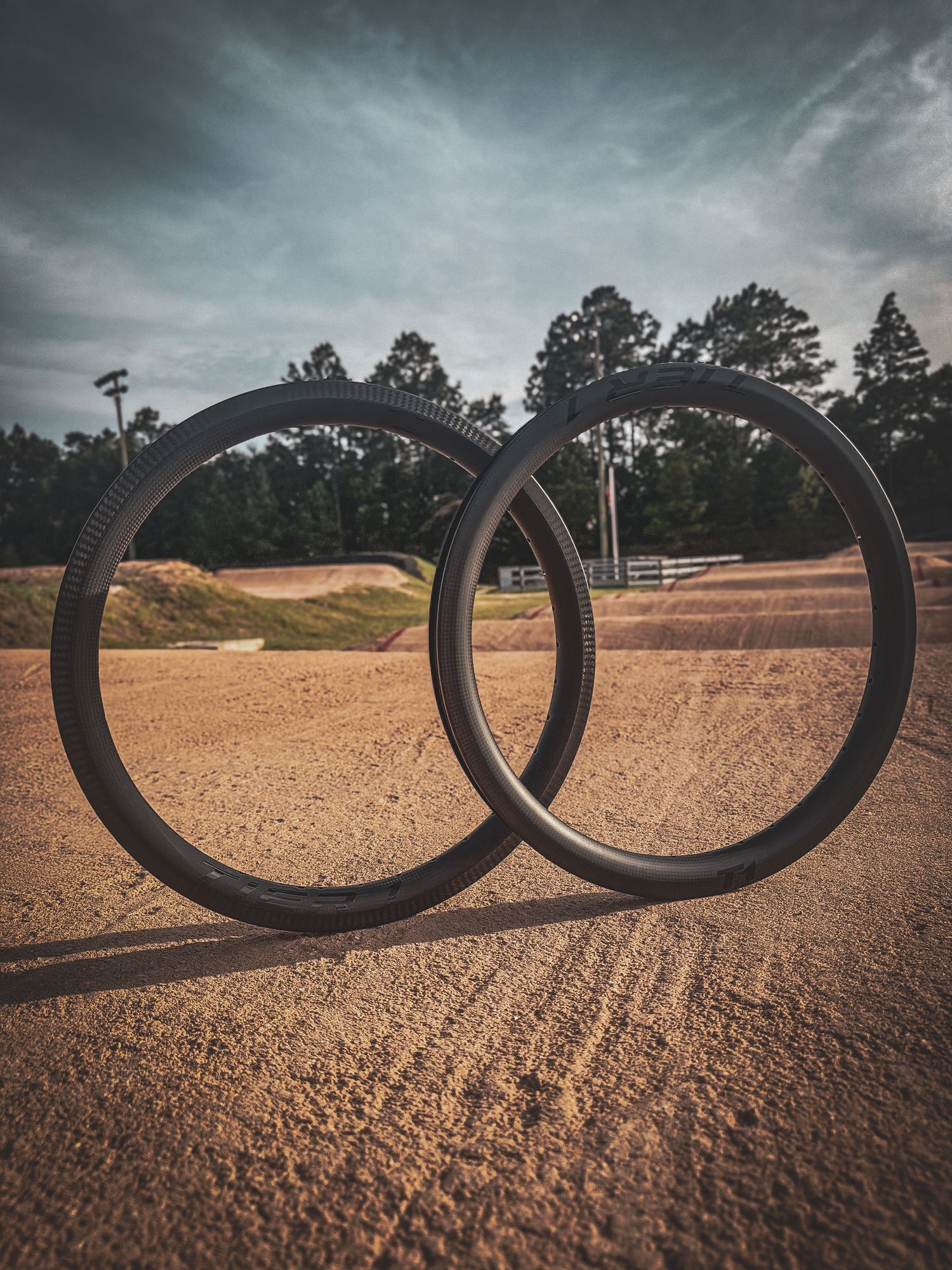 Tier 1 Components carbon rims at the track